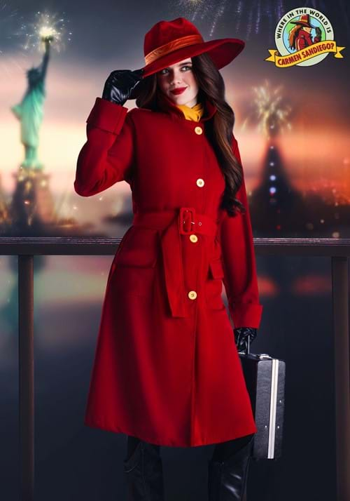 Womens Authentic Carmen Sandiego Costume-update