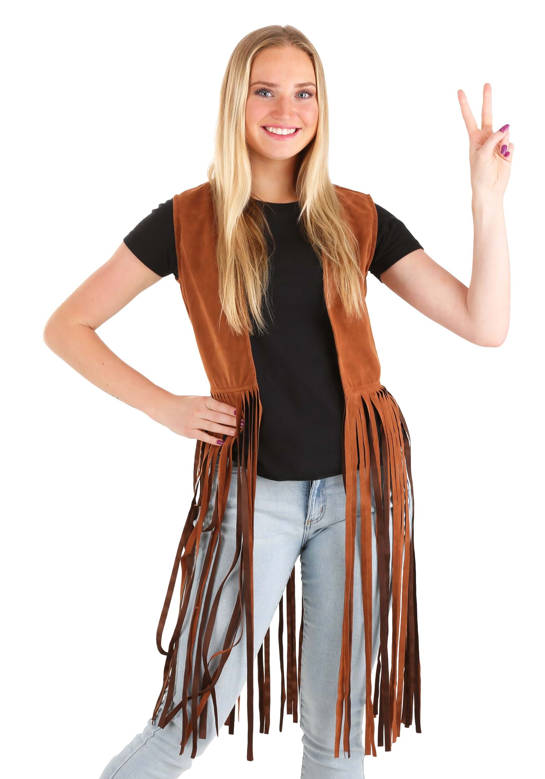 Hippie Costume Womens Vest