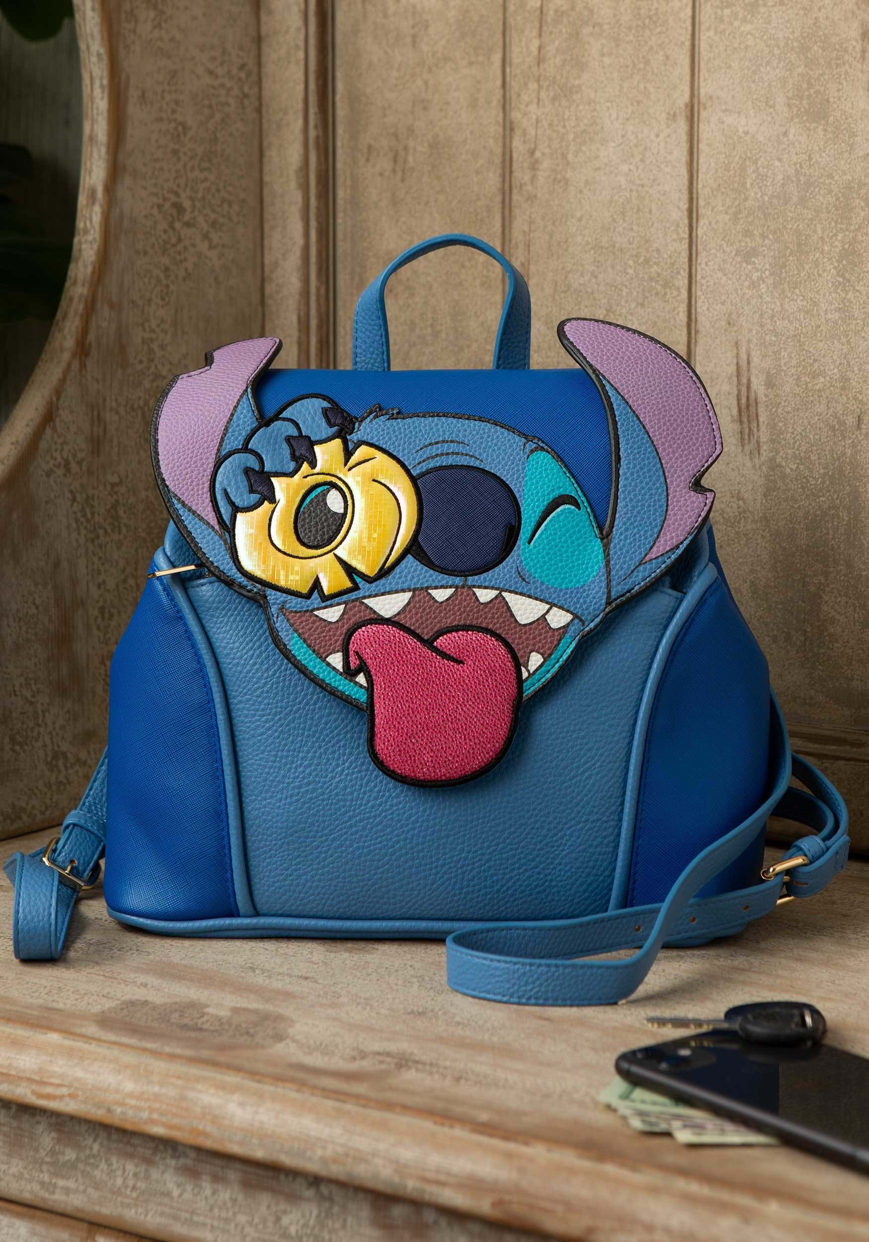 Danielle Nicole Lilo & Stitch Face Box Crossbody Bag