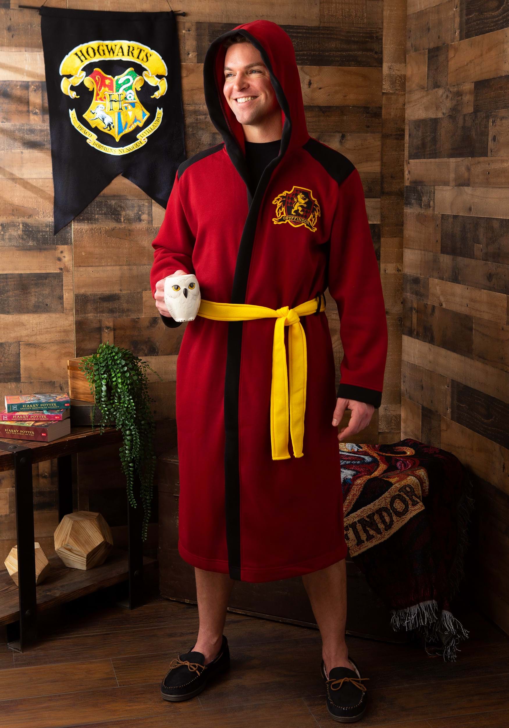 Harry Potter Red Black Gryffindor Costume Robe