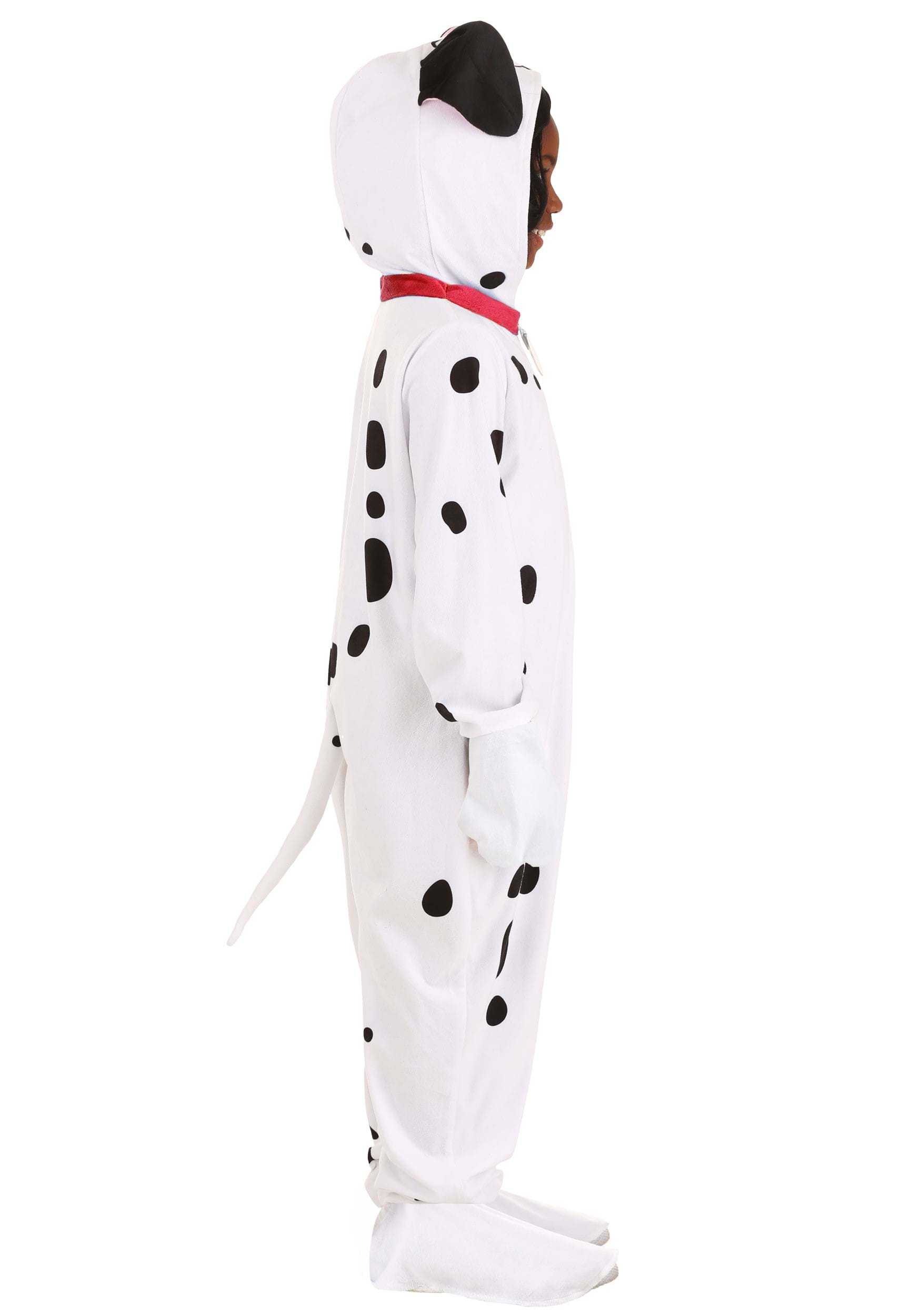 Dog Dalmatian Costume Red Collar Mens Soft T Shirt White