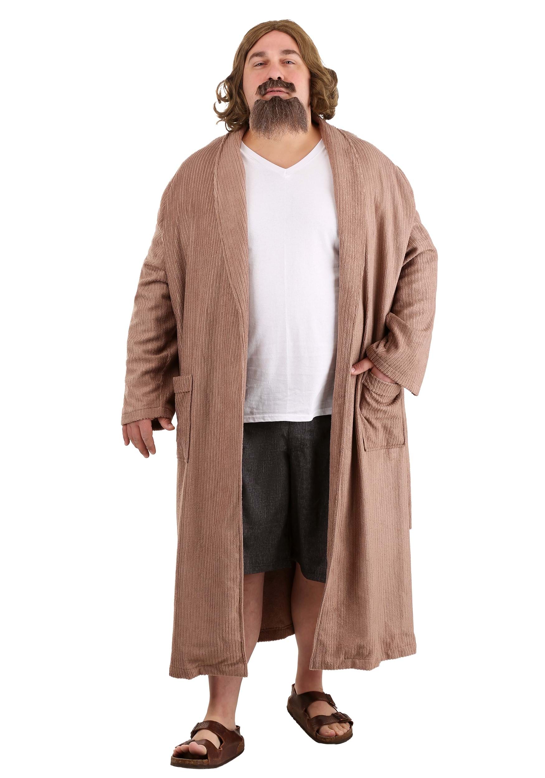 Plus Size The Big Lebowski The Dude Bathrobe Mens Costume