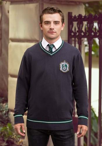 Adult Harry Potter Slytherin Uniform Sweater | Harry Potter Gifts