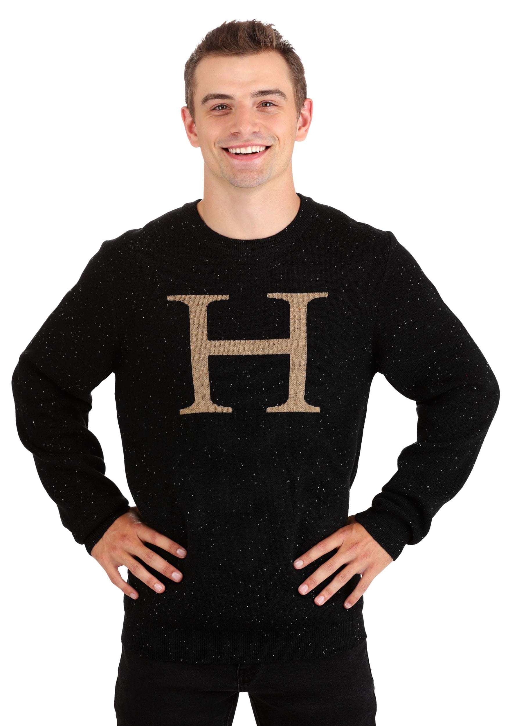 Harry Potter Adult "H" Christmas Sweater | Harry Potter Apparel