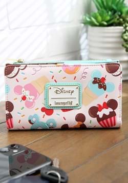 Loungefly Mickey and Minnie Mouse Sweets Flap Wallet-1