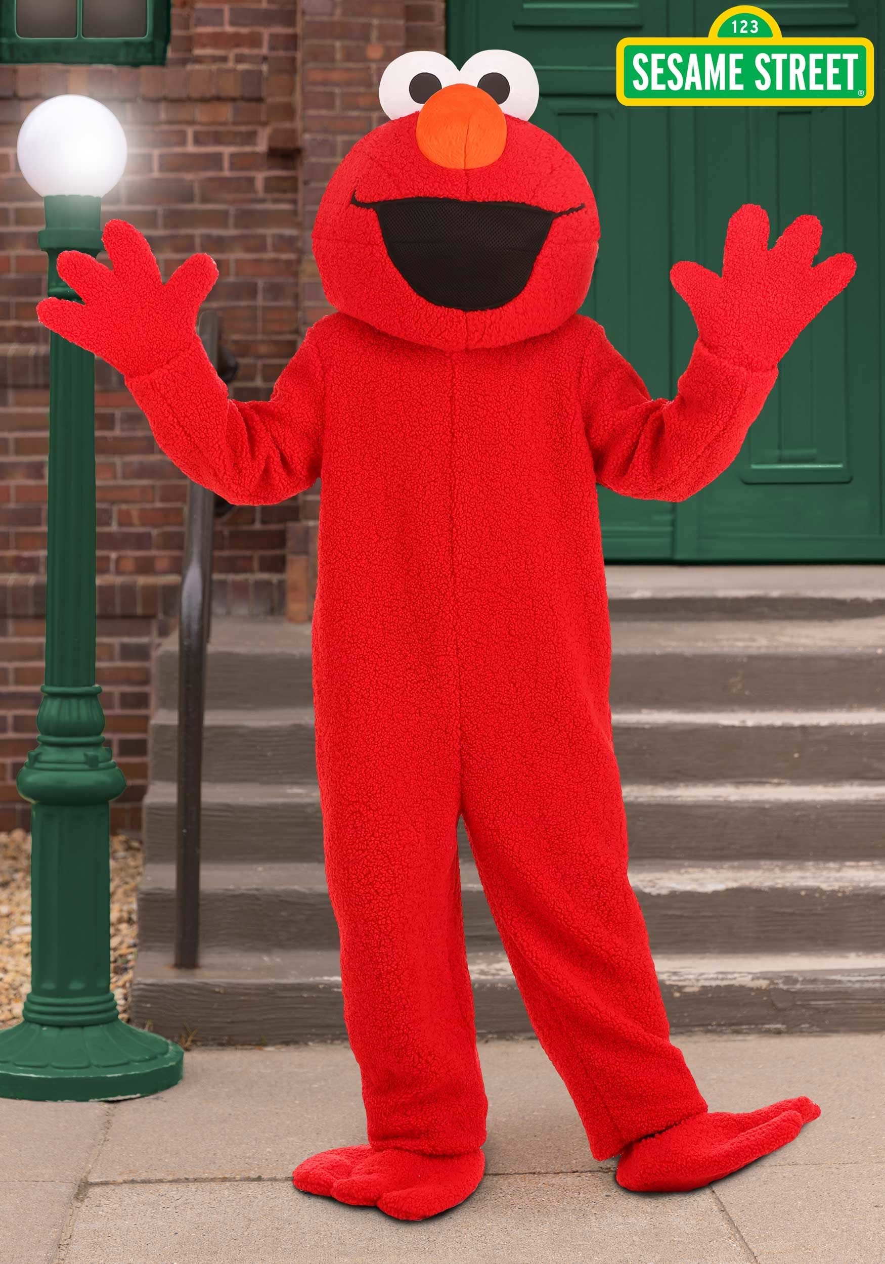 Elmo Sesame Street Red Adult Mascot Costume SHOES Birthday Party Dress Up NEW 
