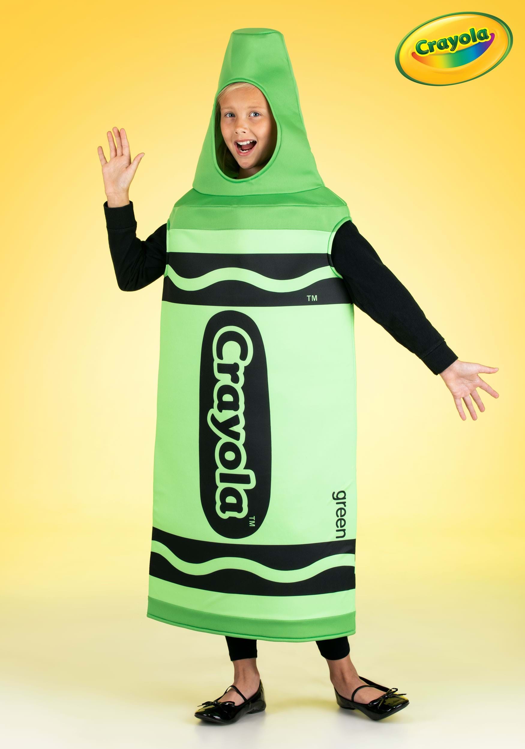 Green Crayola Crayon Costume for Kids