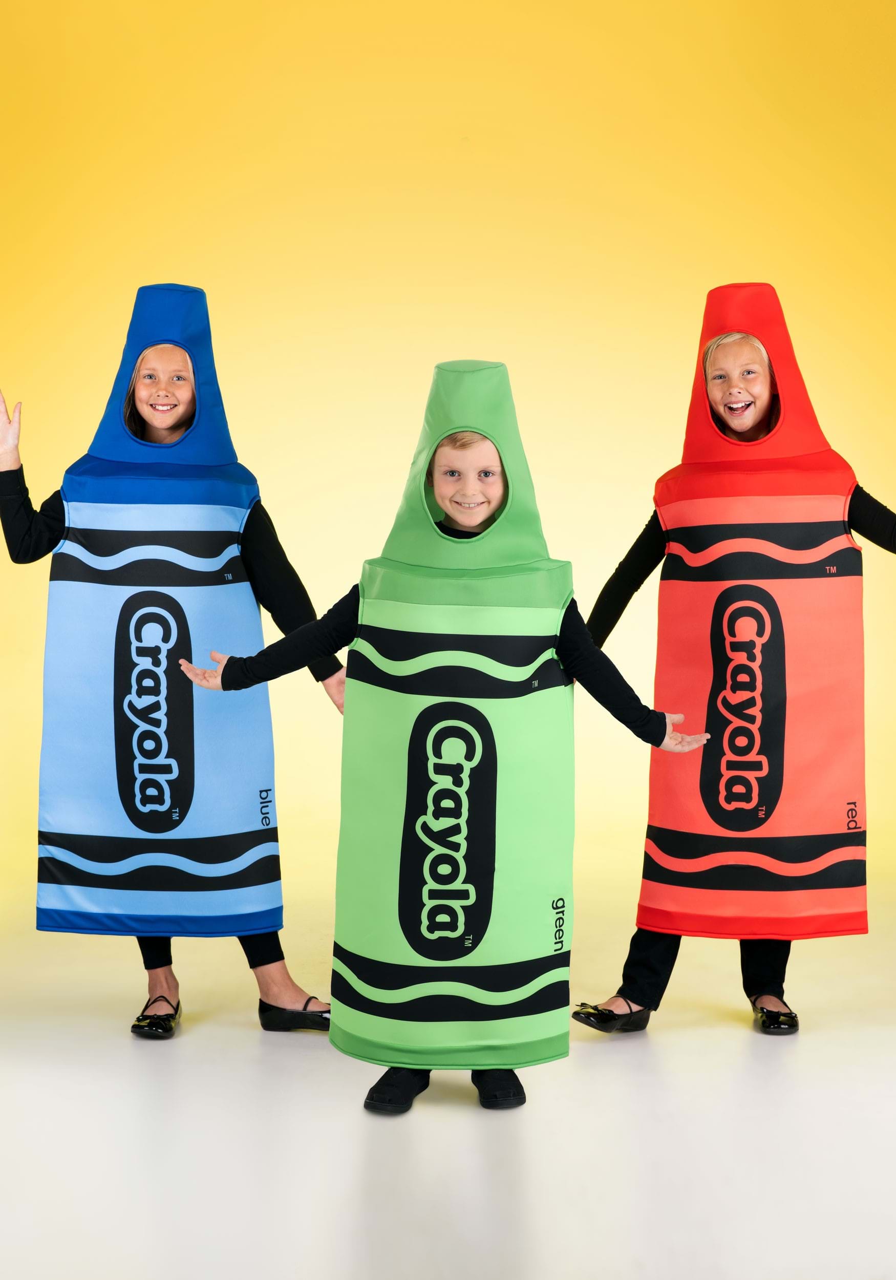 Crayon Costumes - Adult, Childrens Crayola Crayon Costumes