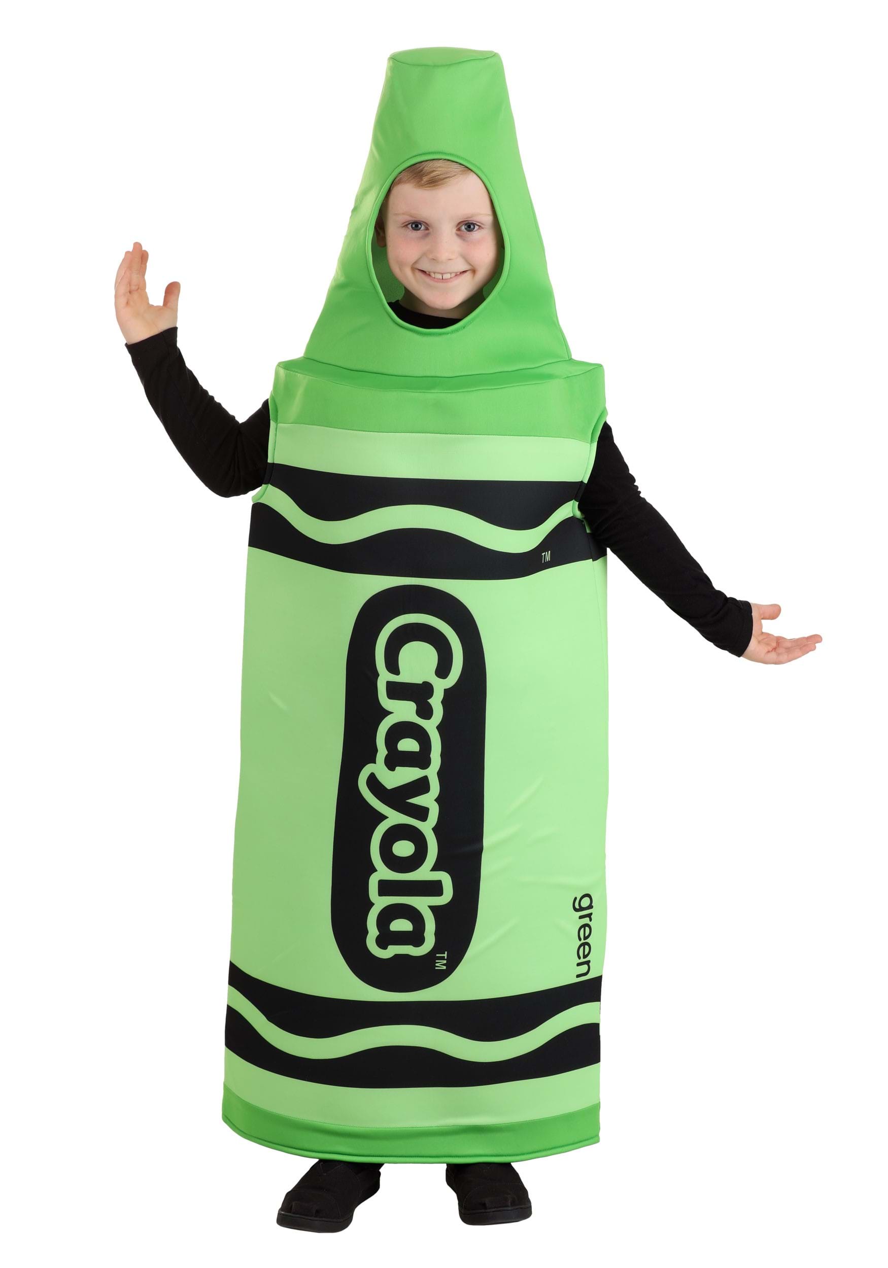Green Crayola Crayon Costume for Kids