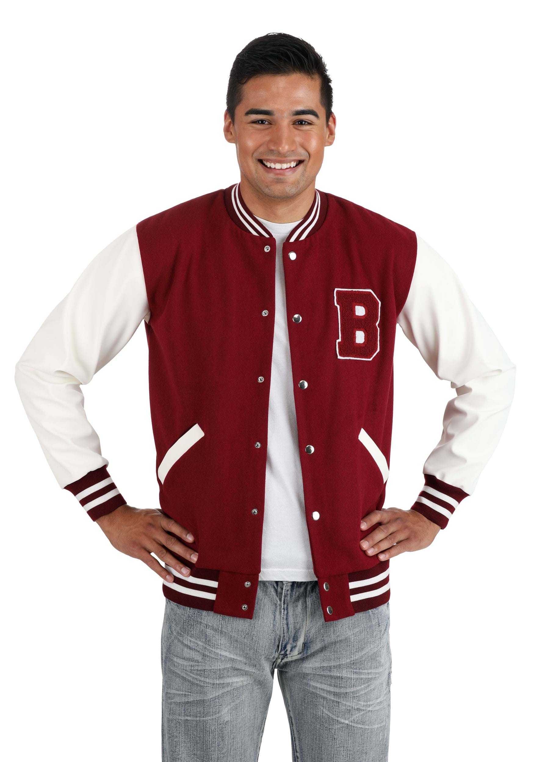 Photos - Fancy Dress Bell FUN Costumes Adult Saved By The  Bayside High Letterman's Jacket Red&# 