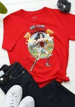 Kids Wonder Woman Be The Hero Red T-Shirt Upd