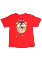 Kids Wonder Woman Be The Hero Red T-Shirt Alt 1