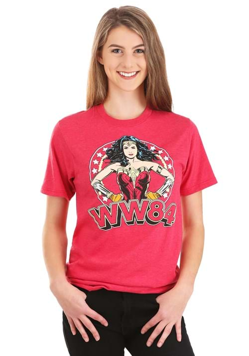 Red Wonder Woman Ww84 Adult T Shirt 4 99