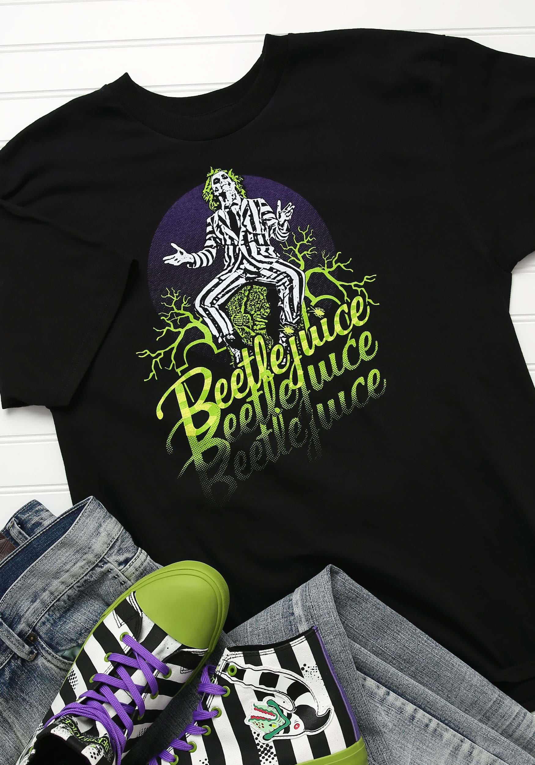 Beetlejuice Branches T-Shirt BLUE BoxLunch | lupon.gov.ph