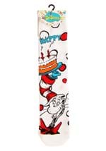 The Cat in the Hat Birthday Adult Crew Socks Alt 1