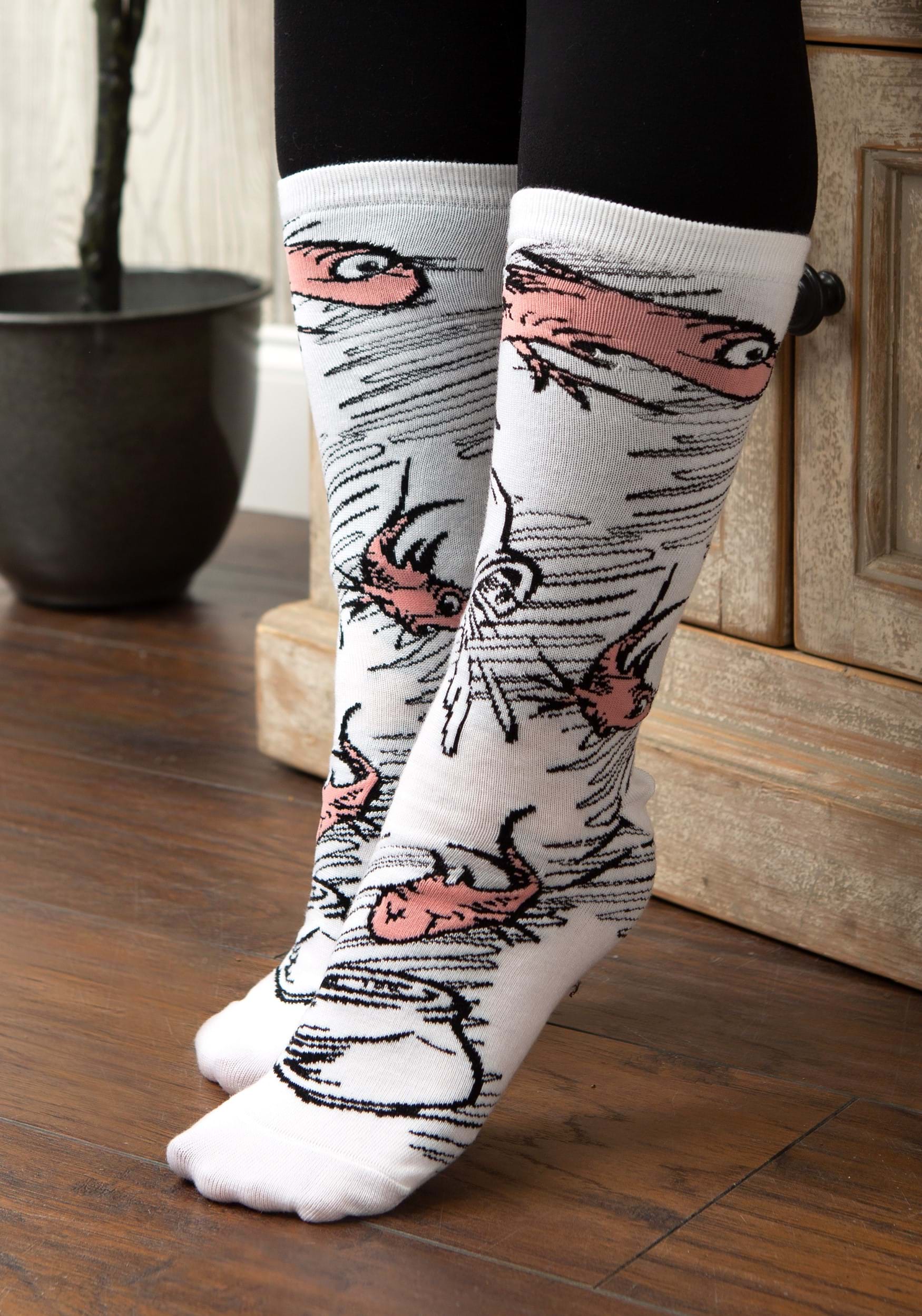 Erwachsene 3 Paar Die Katze im Hut Crew Socken Set - Bild 5 von 10