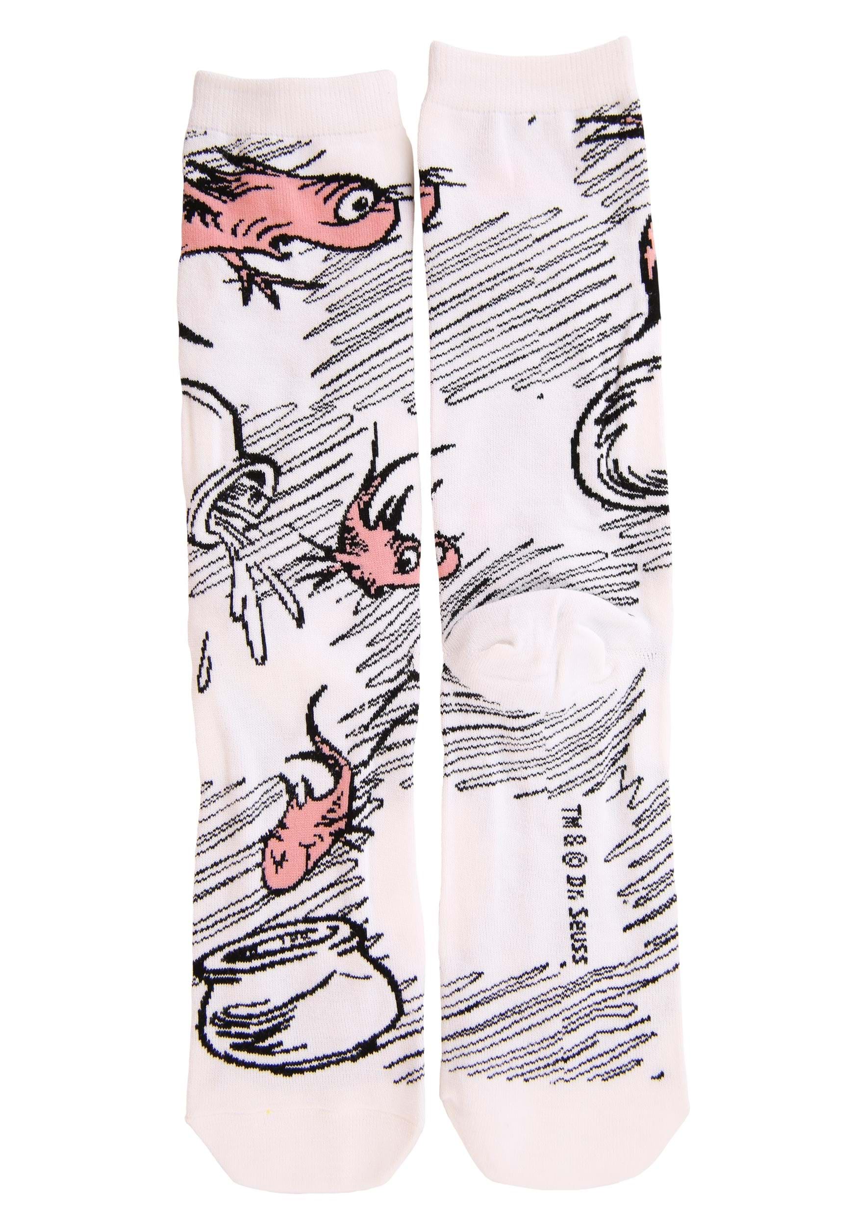 Erwachsene 3 Paar Die Katze im Hut Crew Socken Set - Bild 7 von 10