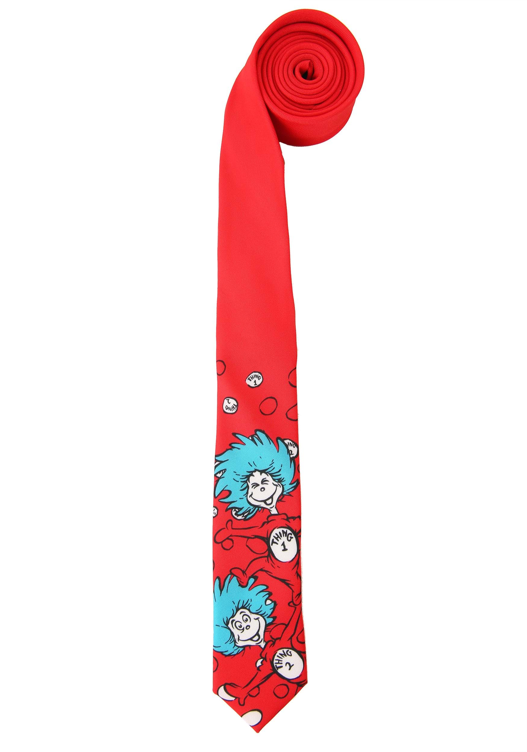 Dr. Seuss Thing 1 & 2 Character Necktie