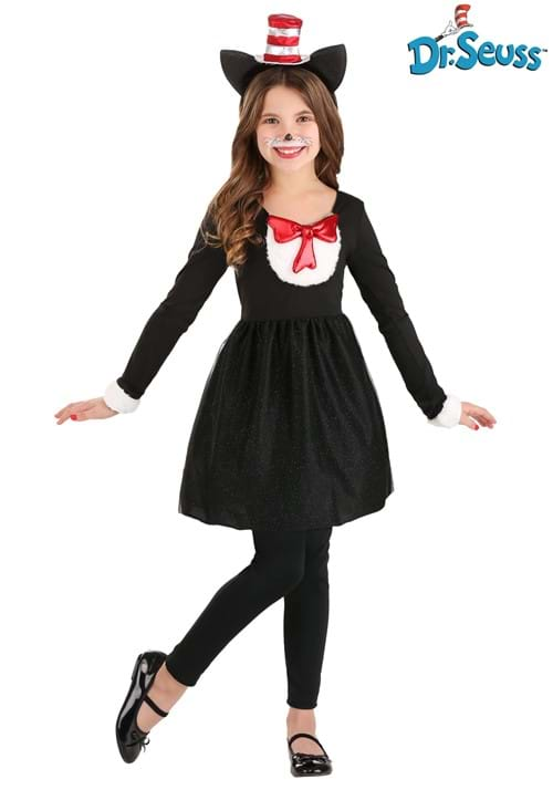 Girl's Cat in the Hat Costume