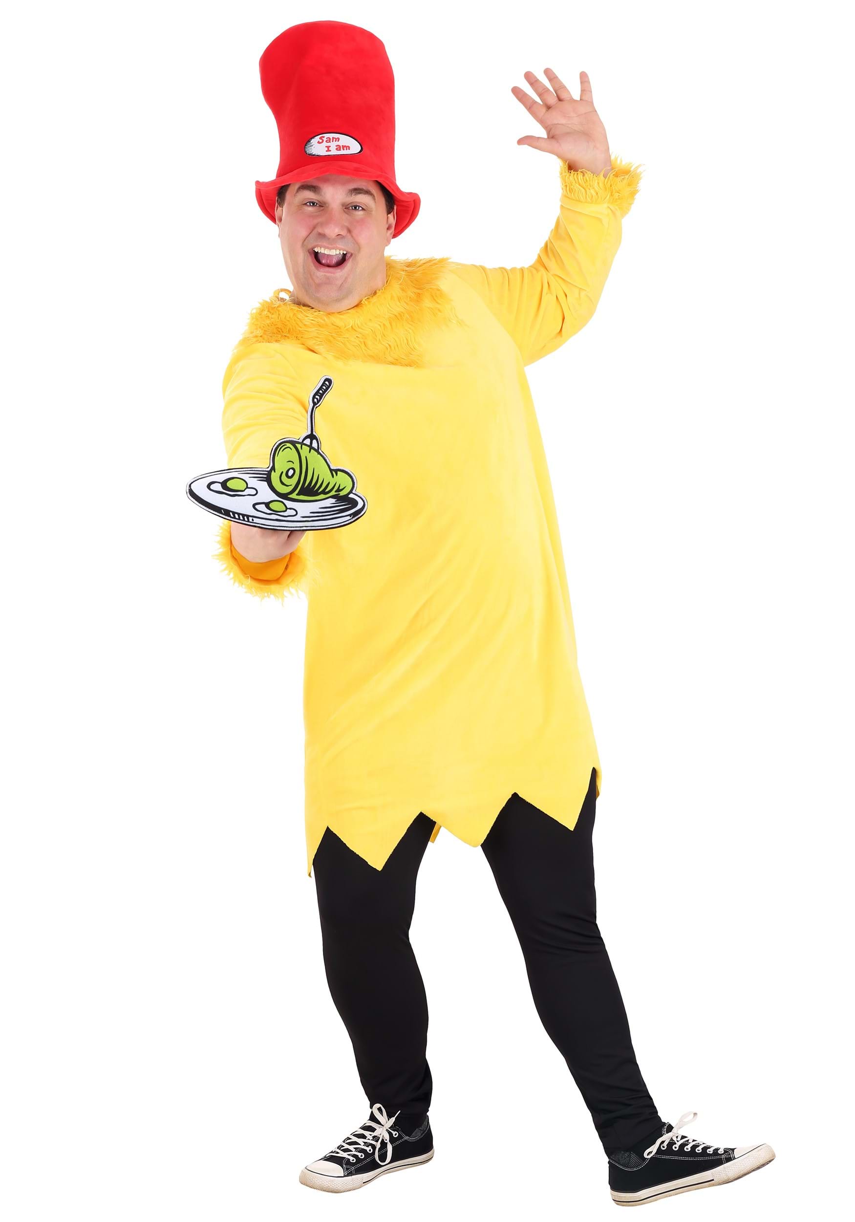 Adult Sam I Am Plus Size Costume | Dr. Seuss Costumes