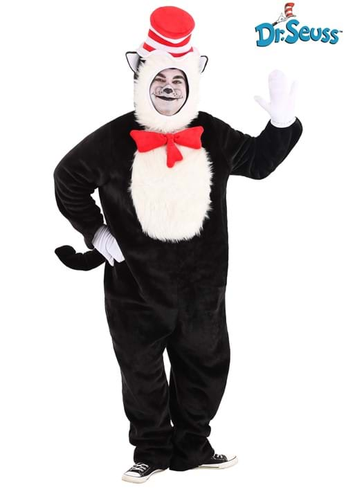 Cat in the Hat Adult Plus Premium Costume