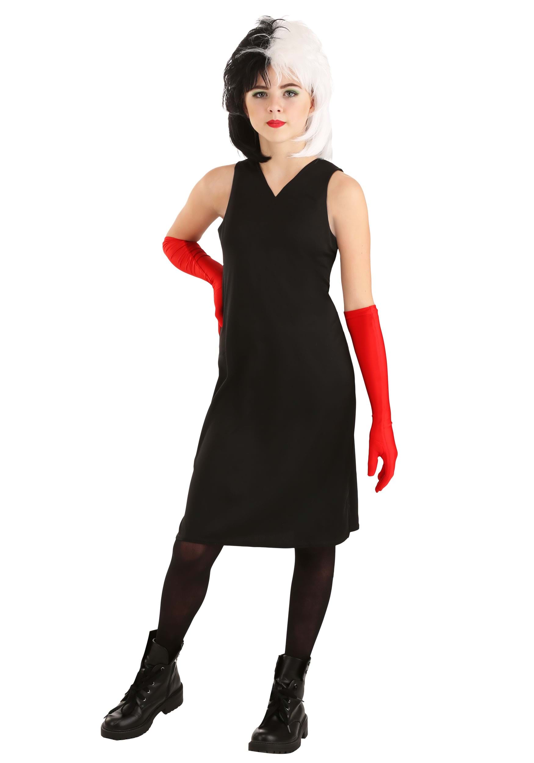 Lowest Price: Disguise Estella Cruella Live Action School Deluxe  Tween Costume