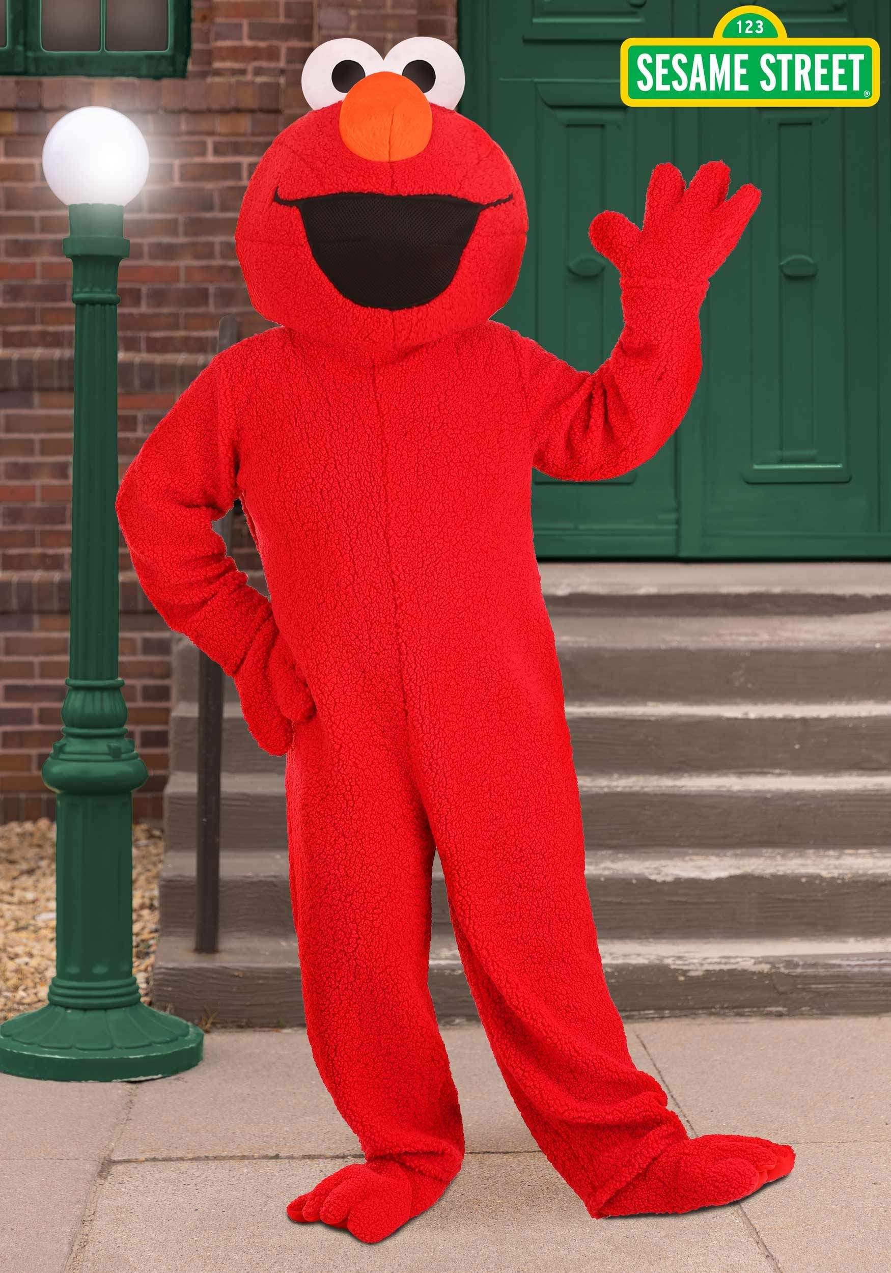 Elmo Plus Size Adult Mascot Costume