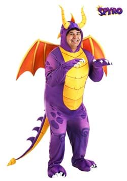 Plus Size Adult Spyro the Dragon Costume Jumpsuit