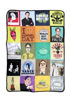 The Office Sticker Bobe 45 x 60 Fleece Blanket