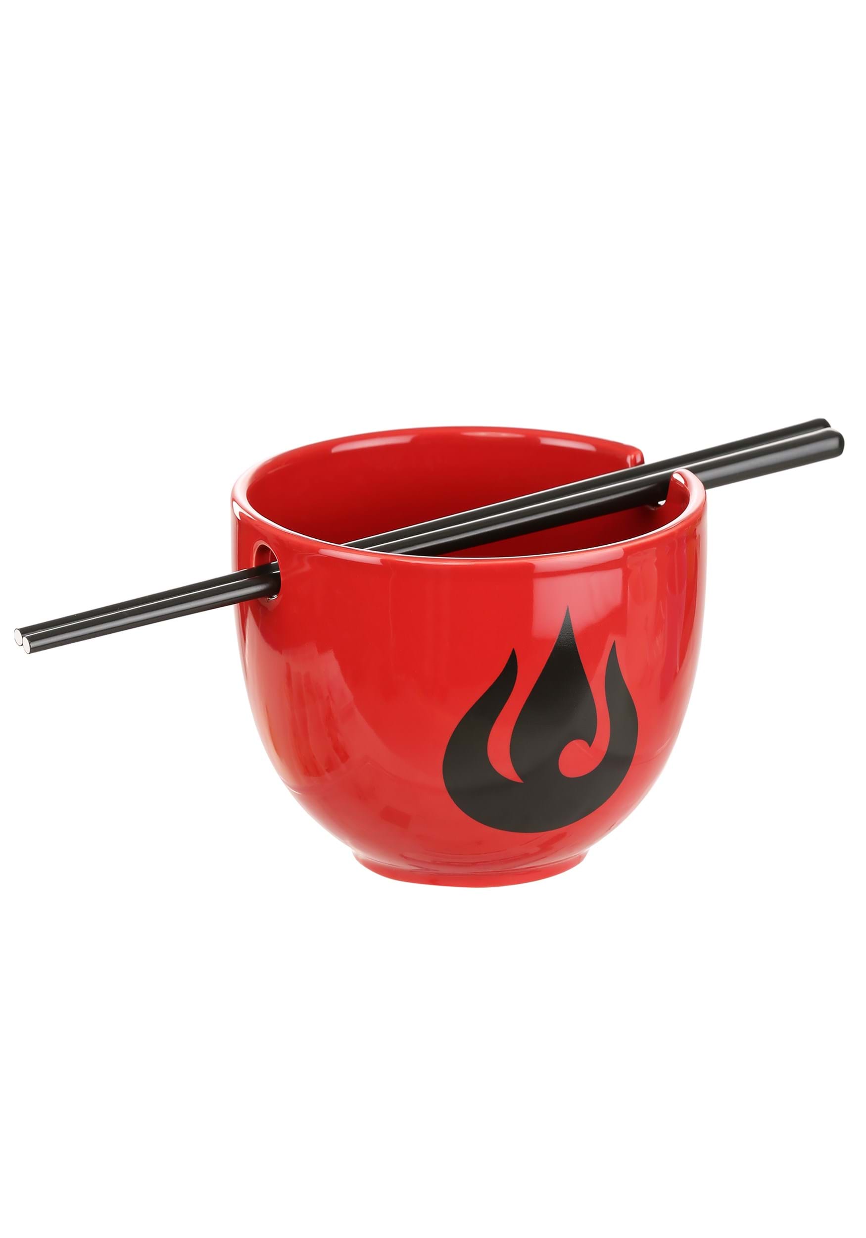 Avatar The Last Airbender Fire Nation Ramen Bowl with Chopsticks