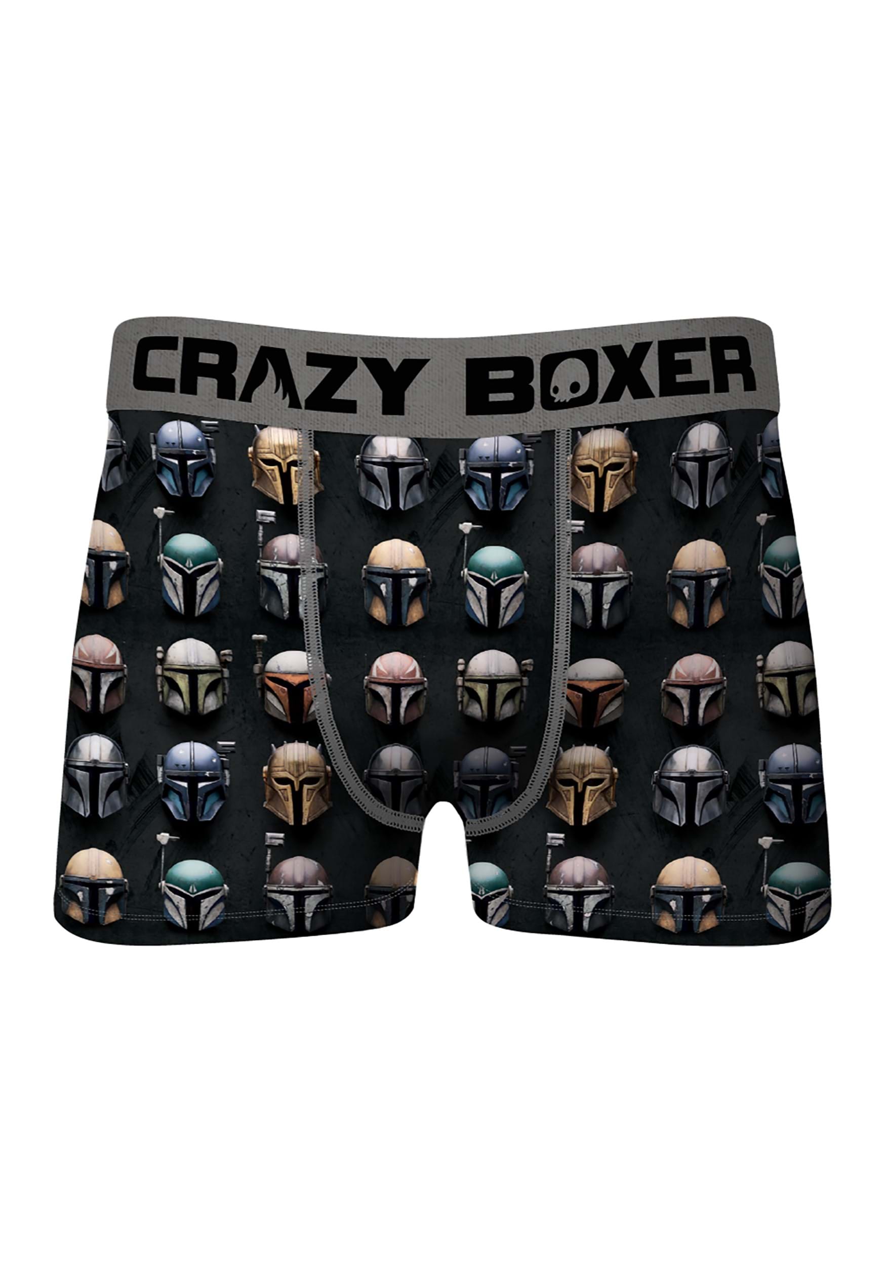 CRAZYBOXER Crazy Boxers Mens Mandalorian Fight Boxer Briefs