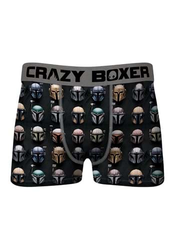 Crazy Boxer The Mandalorian Helmets AOP Mens Boxer Brief