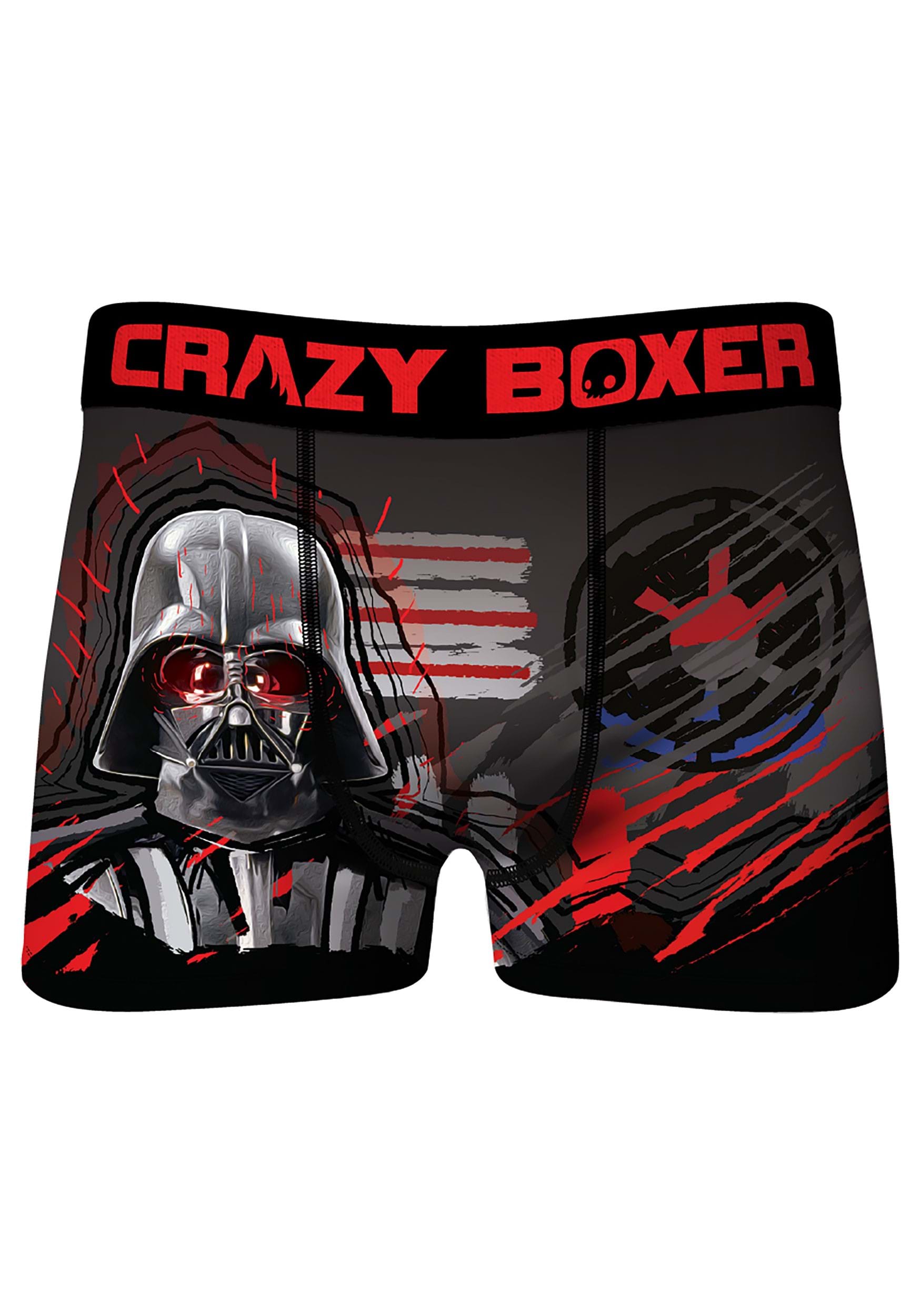Mens Crazy Boxer Darth Vader Boxer Briefs