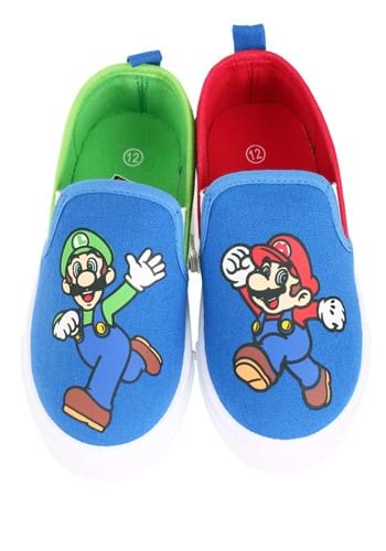 Mario and Luigi Slip On Shoes for Kids