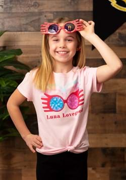 Girls Luna Lovegood Glasses Pink T-Shirt Main UPD-update1