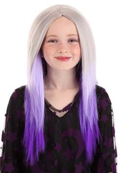Kid's Purple and Grey Ombre Wig