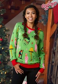 Ugly Christmas Sweater Long Cardigan for Women Reindeer Christmas Tree Print Open Front Coat Funny Merry Oversized Tunic 