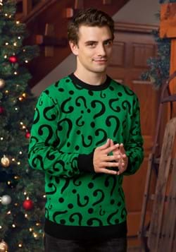 Adult The Riddler Ugly Christmas Sweater Alt 1