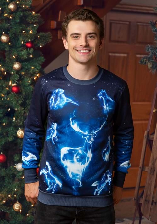Harry Potter Patronus Adult Ugly Sweatshirt