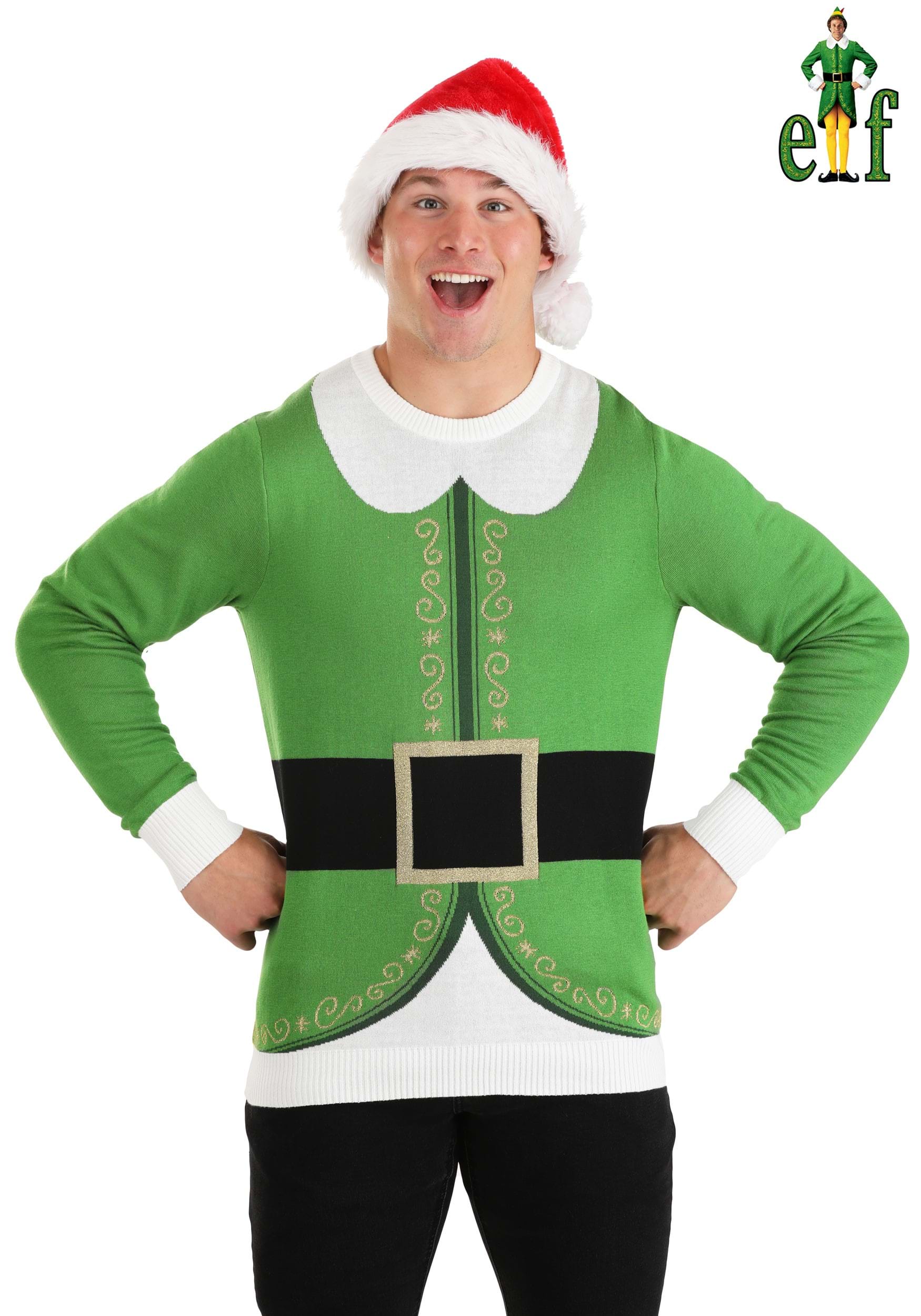 Elf Jumper Elf clothes Elf Sweater Mean green One 