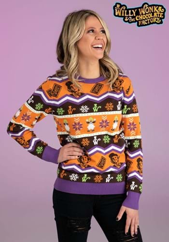 Willy Wonka Ugly Sweater for Adults-2