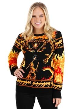 Lord of the Rings You Shall Not Pass Ugly Sweater Alt 9