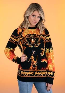 Lord of the Rings You Shall Not Pass Ugly Sweater Alt 4