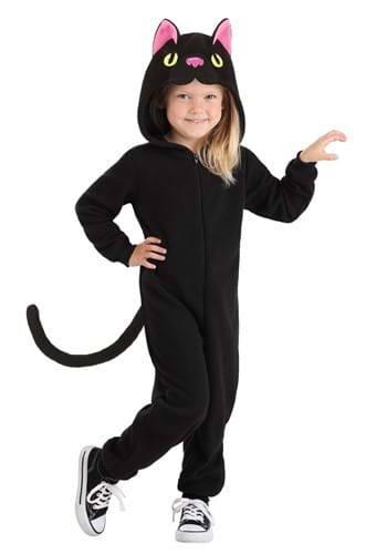 Toddler Black Cat Onesie Costume
