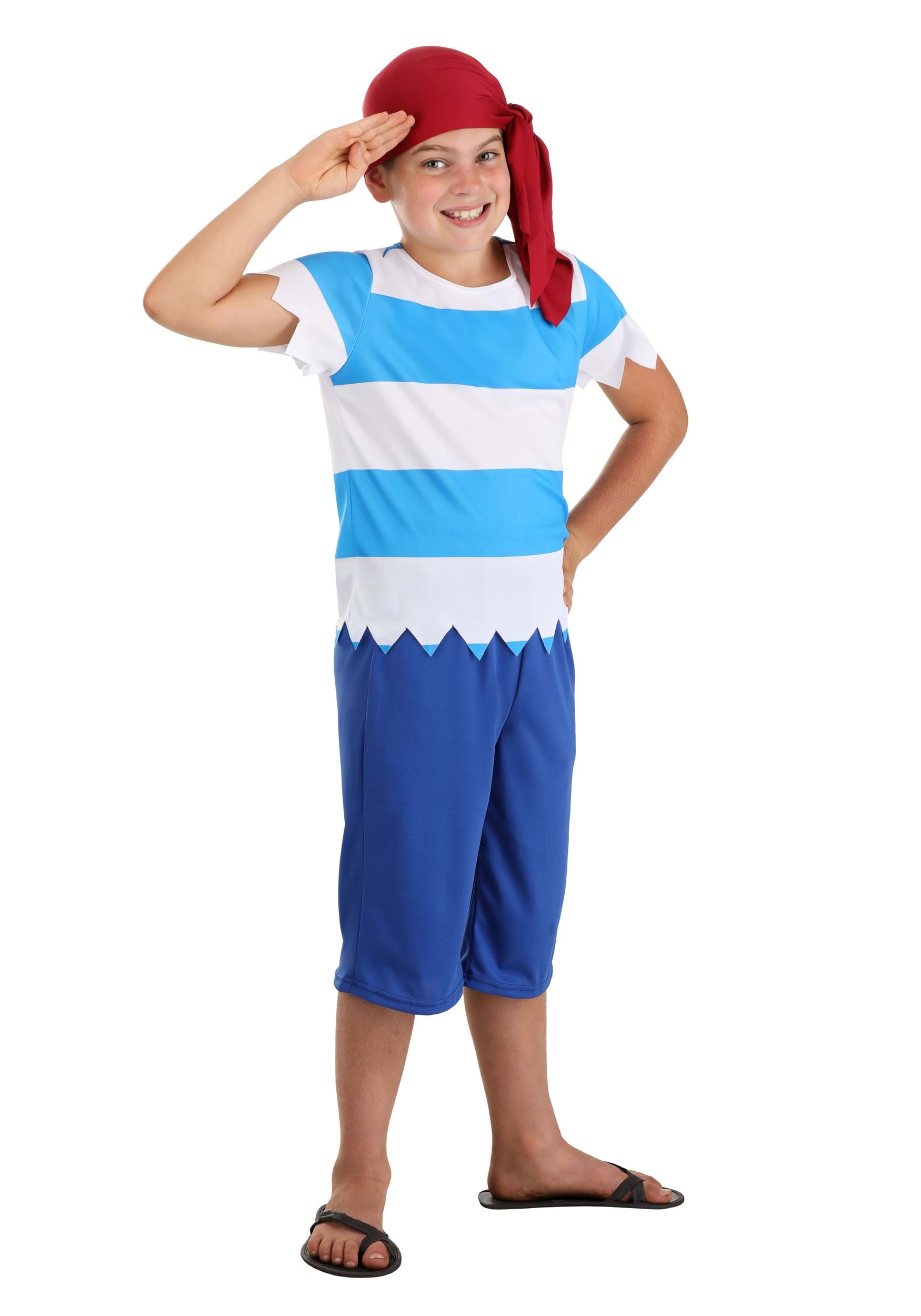 buitenste uitspraak Eik Exclusive Kid's First Mate Pirate Costume