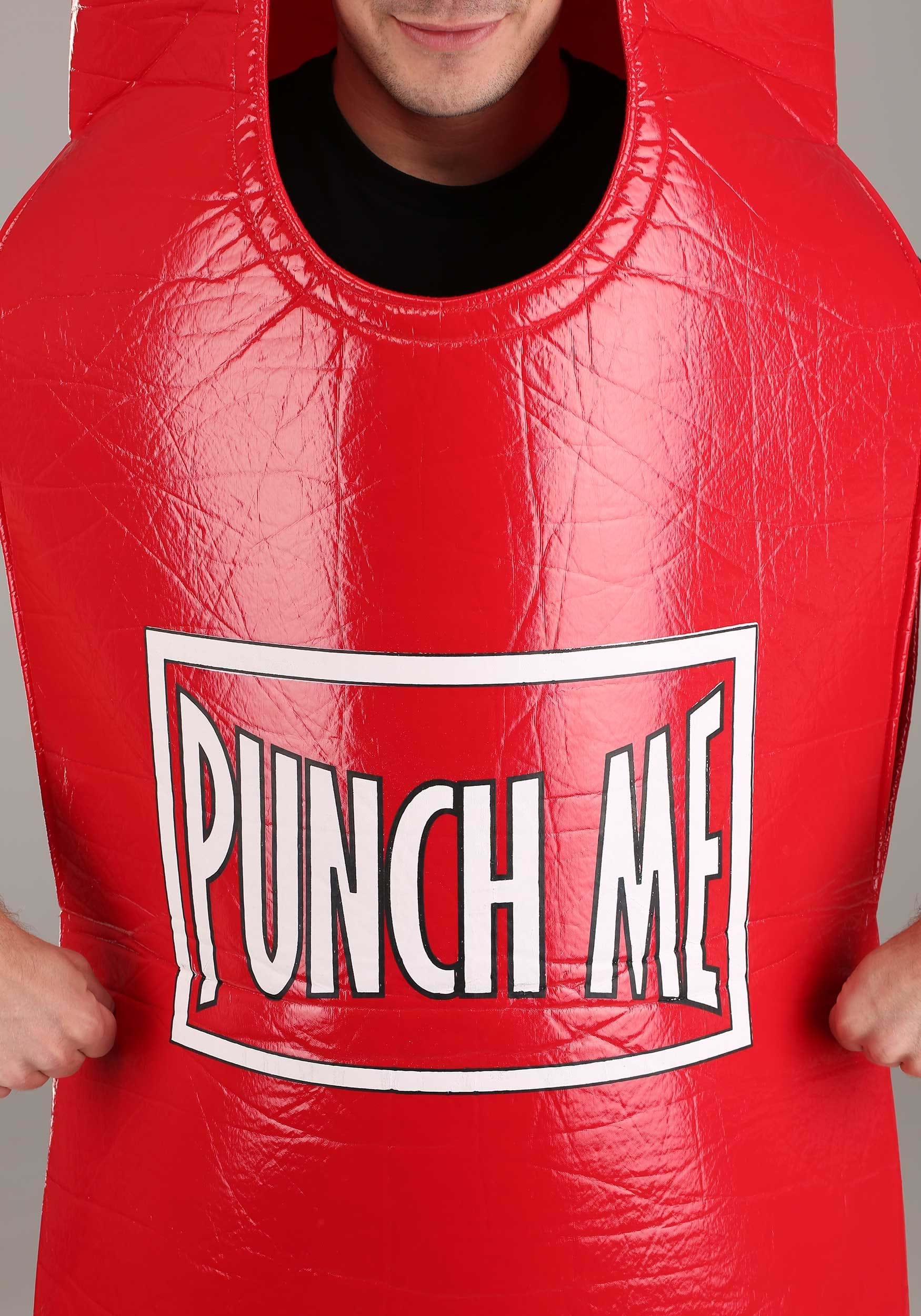 Red Adult Punching Bag Costume