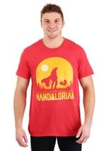 The Mandalorian Mens Red Shirt Alt 1