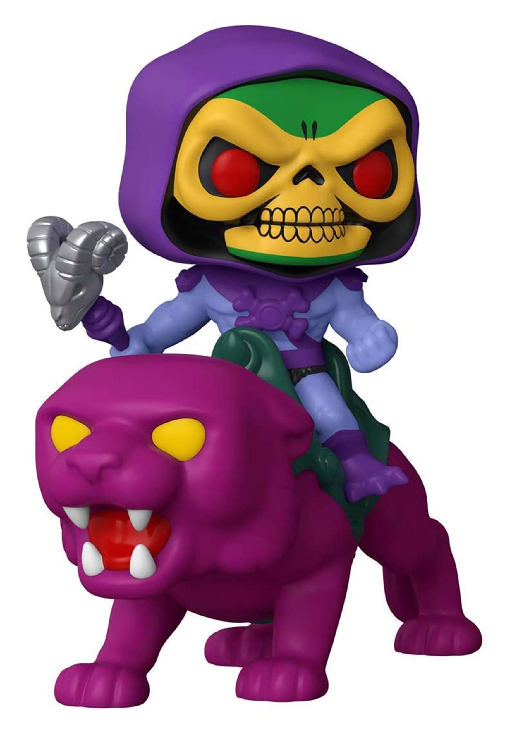 Skeletor with Night Stalker Funko Pop Masters of The Universe Rides Retro Toys