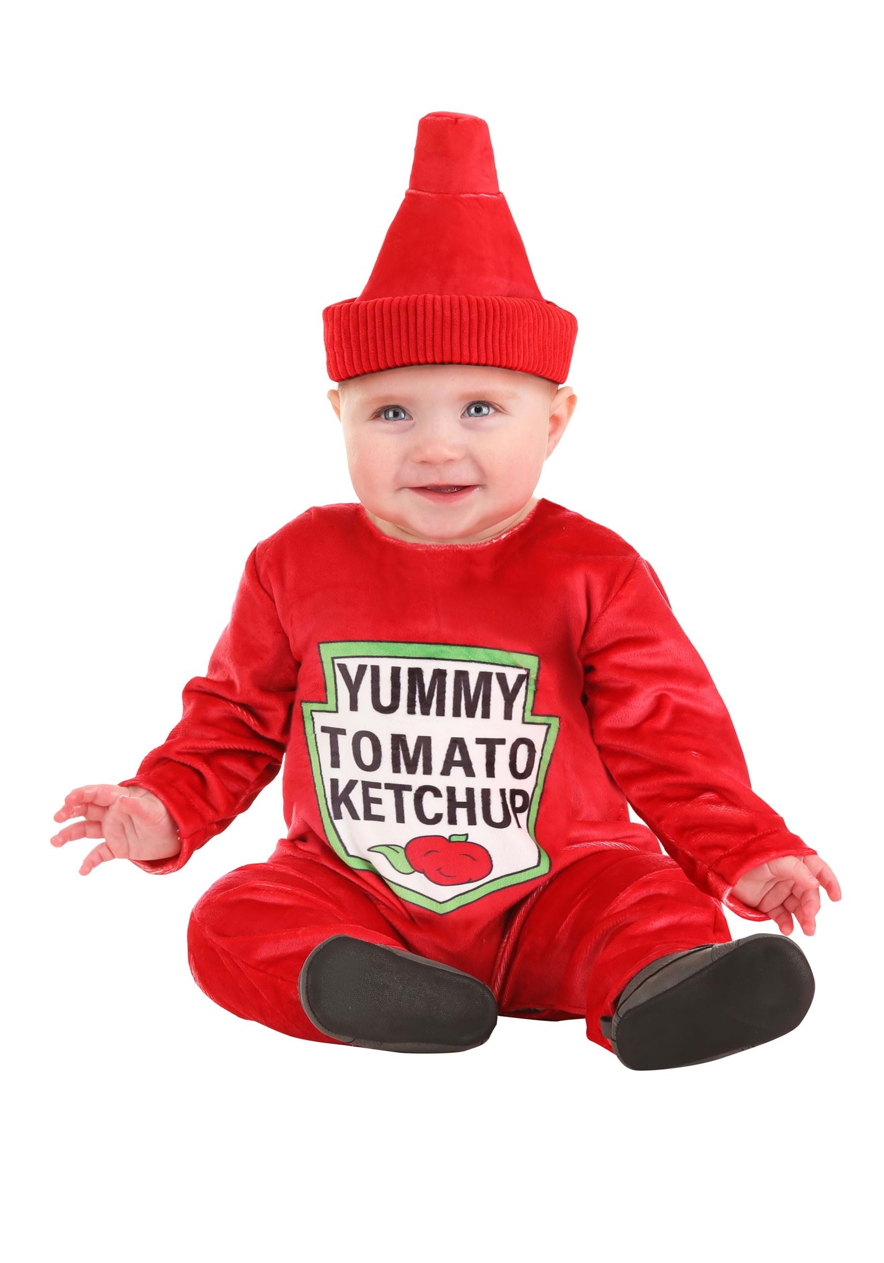 Photos - Fancy Dress FUN Costumes Ketchup Bottle Infant Costume Red FUN2788IN