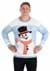 Friendly Snowman Adult Ugly Christmas Sweater Alt 4